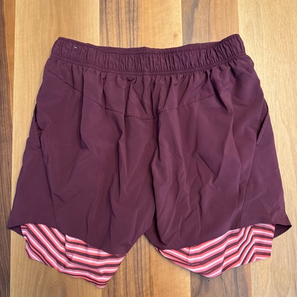 Nike Men Dri-Fit Court Slam RG Shorts Burgundy Dark Red, Antique Pink Sz. MEDIUM - Picture 5 of 6